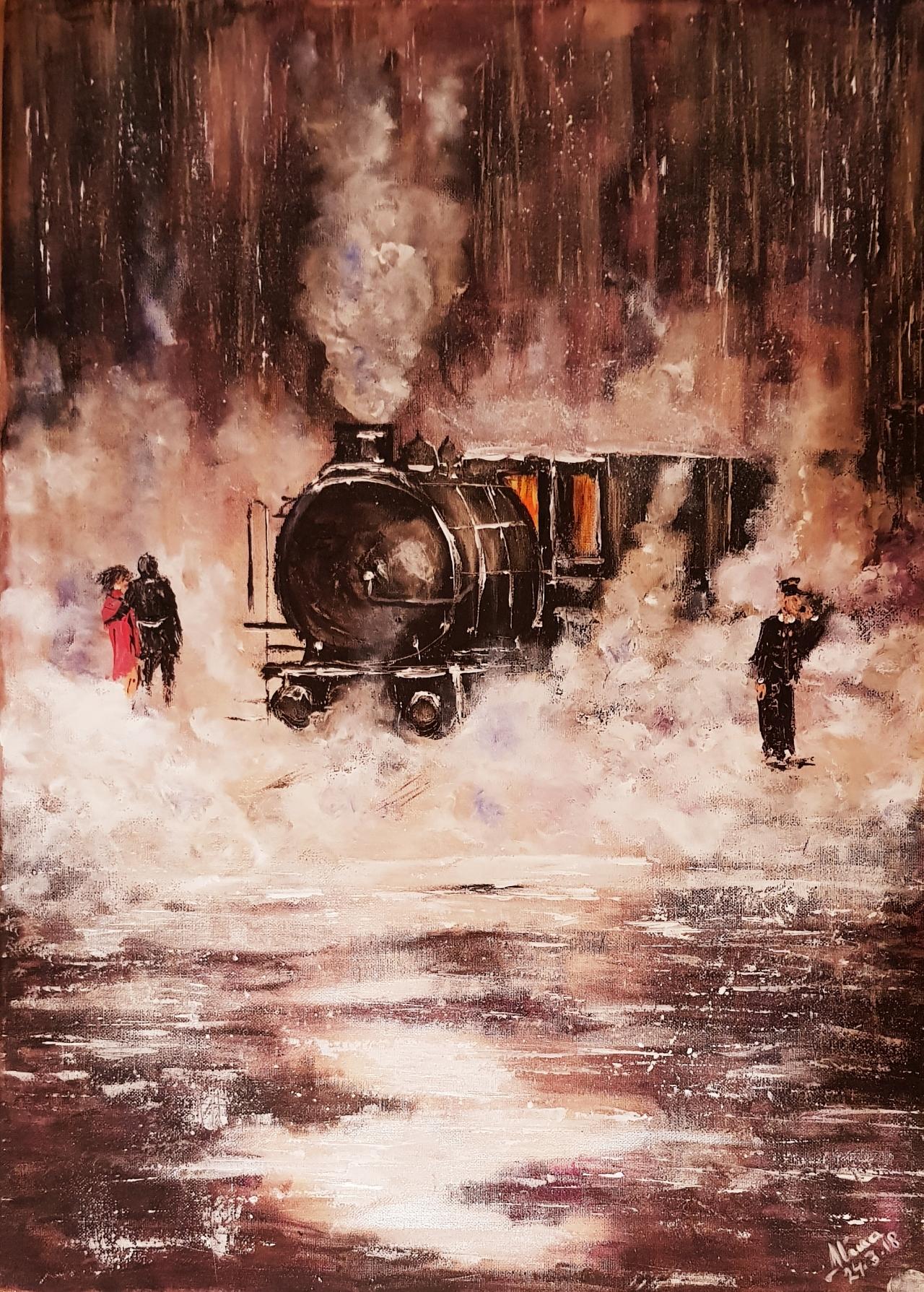 ArteDiAlina.com painting: romantic setting